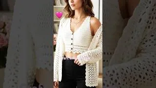 Thumbnail: Easy crochet summer top , free crochet pattern , craft and crochet #crochet #knitting
