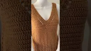 Thumbnail: Easy crochet top, Different sizes adult crochet top. Crochet crop top #crochet #craftandcrochet