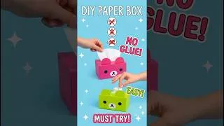 Thumbnail: How to make paper Napkin Box/diy paper Napkin Box #paper craft ideas/paper tissue Box diy 💙
