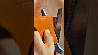 Thumbnail: How Luxury Leather Shoes Are Made: Brogue Pattern Cutting #Leathercraft #Shoemaking #ASMR
