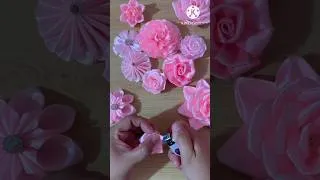 Thumbnail: Handmade diy ribbon flowers #gift #handmade #craft #flowers #tutorial #diyflowers #ribbon #shorts