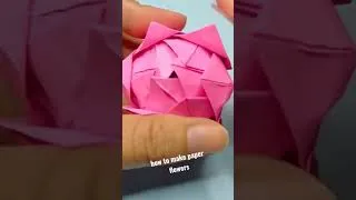 Thumbnail: how to make paper flowers #Shorts
