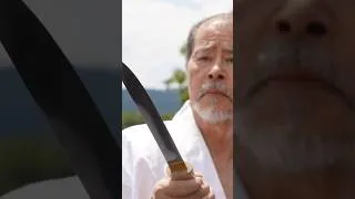 Thumbnail: The Full Process of Making a Japanese Sword (Crafted Over 1 Year) #shorts #process #asmr