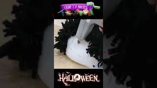 Thumbnail: OMG! SPOOKY SPIDER! DIY SCARY SPIDER HALLOWEEN DECORATION #shorts