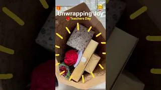 Thumbnail: Teacher’s Day Gifts unboxing💐| Part-1 #teachersday #gifts #viral #unboxing #love #blessings #cards