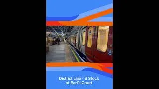 Thumbnail: District Line - S Stock Leaving Earl’s Court Station