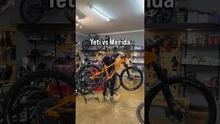 Thumbnail: Yeti vs Merida weight test‼️ # #mtb #mtbreview #droptest #cycling #fyp