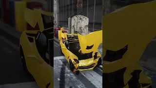 Thumbnail: Chevrolet Corvette Rammed Traffic Cars | Grand Theft Auto IV #corvette #c7z06 #gta6