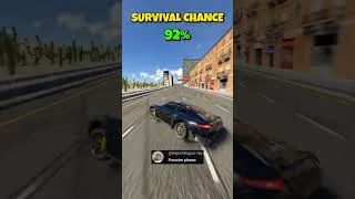 Thumbnail: 🚀0-600 MPH 😱 Survival Chance!🔥#15 #beamngdrive #shorts