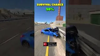 Thumbnail: 🚀0-600 MPH 😱 Survival Chance!🔥#14 #beamngdrive #shorts