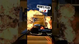 Thumbnail: Girl Chased By SUV… But Her MOM Has the Plan! 😱  #beamngdrive