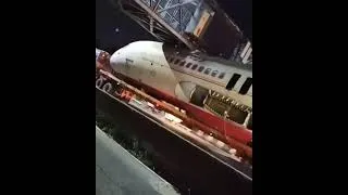 Thumbnail: Air INDIA Plane Stuck Under Bridge #shorts