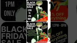 Thumbnail: BLACK FRIDAY SPECIALS! SAVE THE DATE AND TIMES!!!