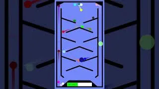 Thumbnail: 24 Marble Crazy Shorts Race : Red Blink #shorts #marblerace #algodoomarblerace #crazymarblerace