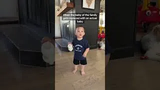 Thumbnail: There’s a new baby of the house🤣 #funny #newbaby