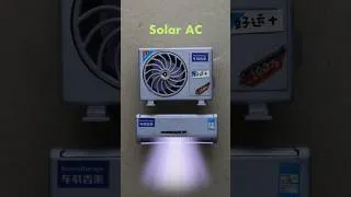 Thumbnail: Mini Solar Air Conditioner unboxing #shorts #car #gadgets