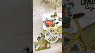 Thumbnail: Easy Bikes & Blooms window card alternative! 🚲🌼 #PaperPumpkin #cardmakingtutorial