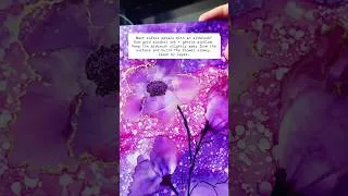 Thumbnail: Alcohol Ink Flower with Air Brush ✨