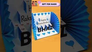 Thumbnail: Beautiful Raksha Bandhan Pop Up Card Making | 3D Handmade Rakhi Card | DIY Rakhi Gift Idea