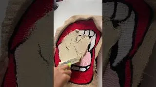 Thumbnail: Make a tufted wall hanging with me!#walldecoration #wallhangings #wallartdecor #wallart #tuftingart