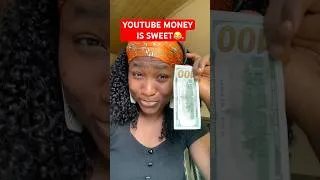 Thumbnail: YOUTUBE MONEY IS SWEET🤭😁#paycheck #monetization