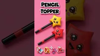 Thumbnail: Paper Pencil Topper / Origami Crafts/ Paper Crafts/ #origamicraft #papercraft