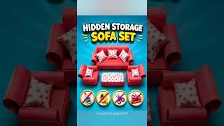 Thumbnail: Paper sofa set (No Glue,No Scissor) | Paper Crafts| Origami Crafts| #origamicraft #papercraft