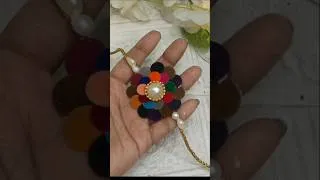 Thumbnail: Rakhi Making Ideas at home with Bindi/🏆1st Prize for Rakhi Competition #shorts #rakhi