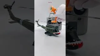 Thumbnail: Bell UH-1 Iroquois Helicopter Spoof Orange Luxo Lamp #shorts