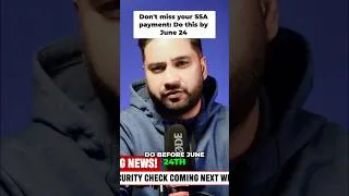 Thumbnail: Confirm Your SSA Direct Deposit Before June 24th #shorts