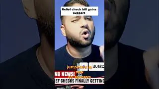 Thumbnail: Relief Checks Moving in Congress, Grocery Prices Soar #shorts