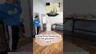 Thumbnail: making Emma Chamberlain’s Met Gala dress: part 2 - the dress!