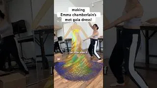 Thumbnail: making Emma Chamberlain’s met gala dress - part 1: fabrics!