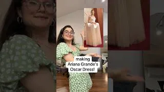 Thumbnail: making Ariana Grande’s Oscar Dress (in one week!!)