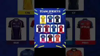 Thumbnail: IPL All Teams jersey Tata ipl 2026 #ipl #cricket #ipl2026 #jersey #ipljersey