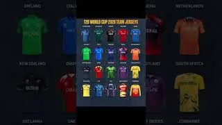 Thumbnail: Here are the jerseys of all 20 teams for the ICC T20 World Cup 2026! 👕🏆