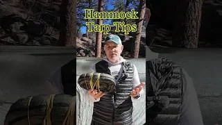 Thumbnail: 5 easy tips for setting up a tarp for a hammock #hammockcamping #tarps