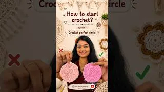Thumbnail: Crochet a perfect circle - answers to your questions 😁❤️