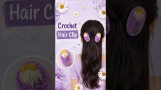 Thumbnail: Crochet Daisy Hair Clip 🌼 | Easy Crochet Hair Clip Tutorial | Crochet Craft by Bhumi