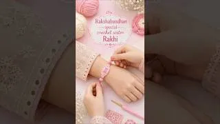 Thumbnail: Crochet Sister Rakhi Tutorial 🌸 | Rakshabandhan Special | Crochet Craft by Bhumi