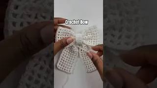 Thumbnail: crochet bow #crochet #crochetpattern #crochetcrosai #shortsfeed #shortsvideo