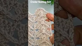 Thumbnail: EASY CROCHET PATTERN, JUST 2 ROWS. #crochet #crochetknittingsort