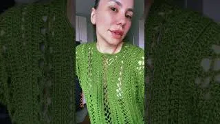 Thumbnail: Crochet Green Blouse 🍀 #crochet #crochetstudio22 #crochettutorial #crochetfashion #diy #easycrochet