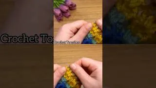 Thumbnail: 1 ROW! Very Easy and Beautiful Crochet Pattern! #crochetstitch #crochetbabyblanket #crochettutorial