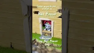 Thumbnail: Come watch me sculpt Hat Mouse from Stardew Valley #stardewvalley #stardew #hatmouse #polymerclay