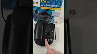 Thumbnail: 2001 AT&T Cordless Phone Answering Machine Announcement Vintage Robot Voice
