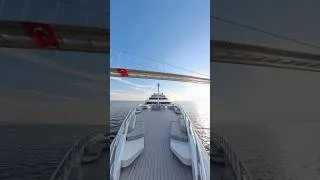 Thumbnail: Emerald Kaia Sails Under Çannakale Bridge in Turkey