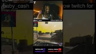 Thumbnail: CASH OUT HERE JUST VIBING ON WARZONE CLOCK IT CRYBABYCASH