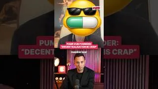 Thumbnail: Decentralization Is the Biggest Crap Ever | Pump.fun Co-Founder Noah Tweedale