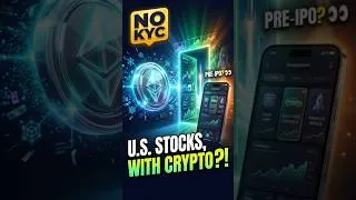 Thumbnail: Buy US stocks with Crypto 💲💹 #trending #trading #crypto #viral #strategy #usstocks #explore #money